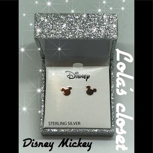 Disney Mickey gold stud earrings